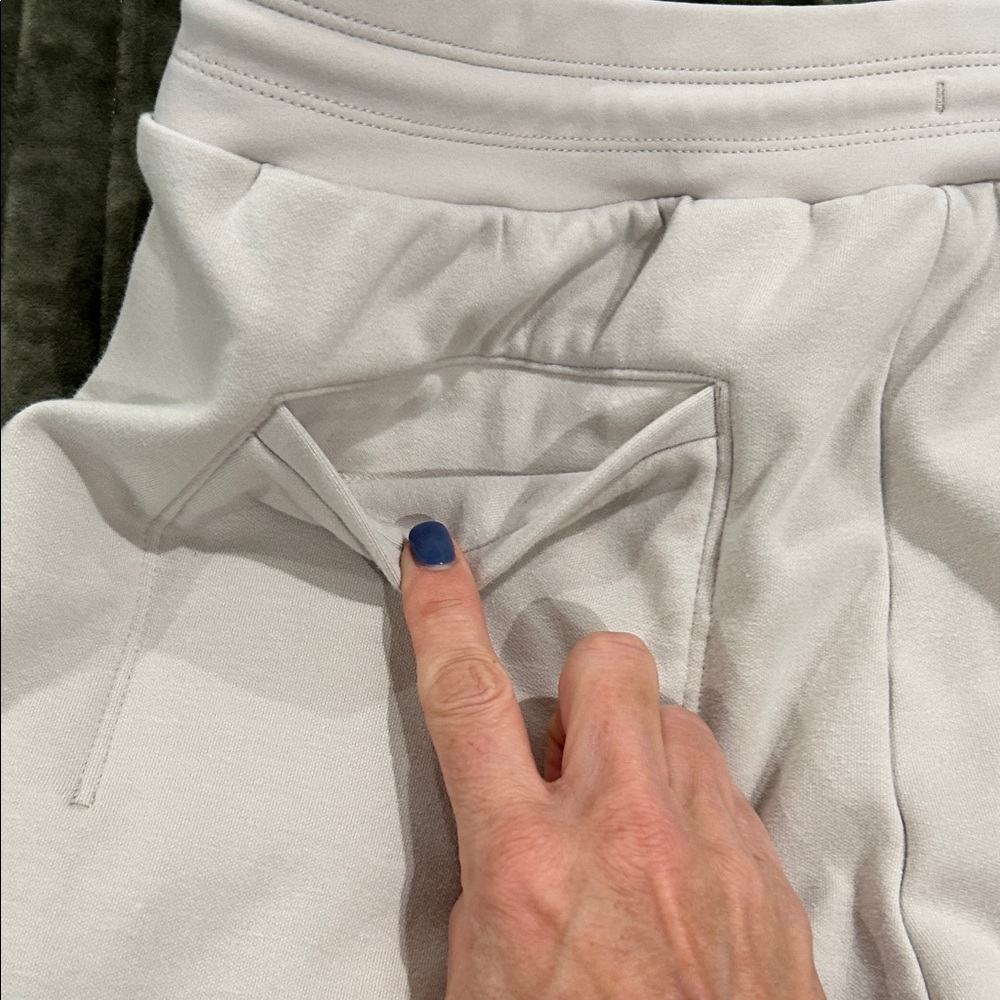 Athleta Quilted Joggers- tan/cream - Picture 9 of 9